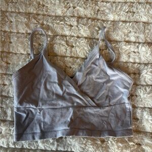 Brandy Melville Light Gray Bandeau